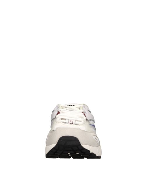Sneakers in pelle e tessuto D.A.T.E. | SN23 NETBIANCO